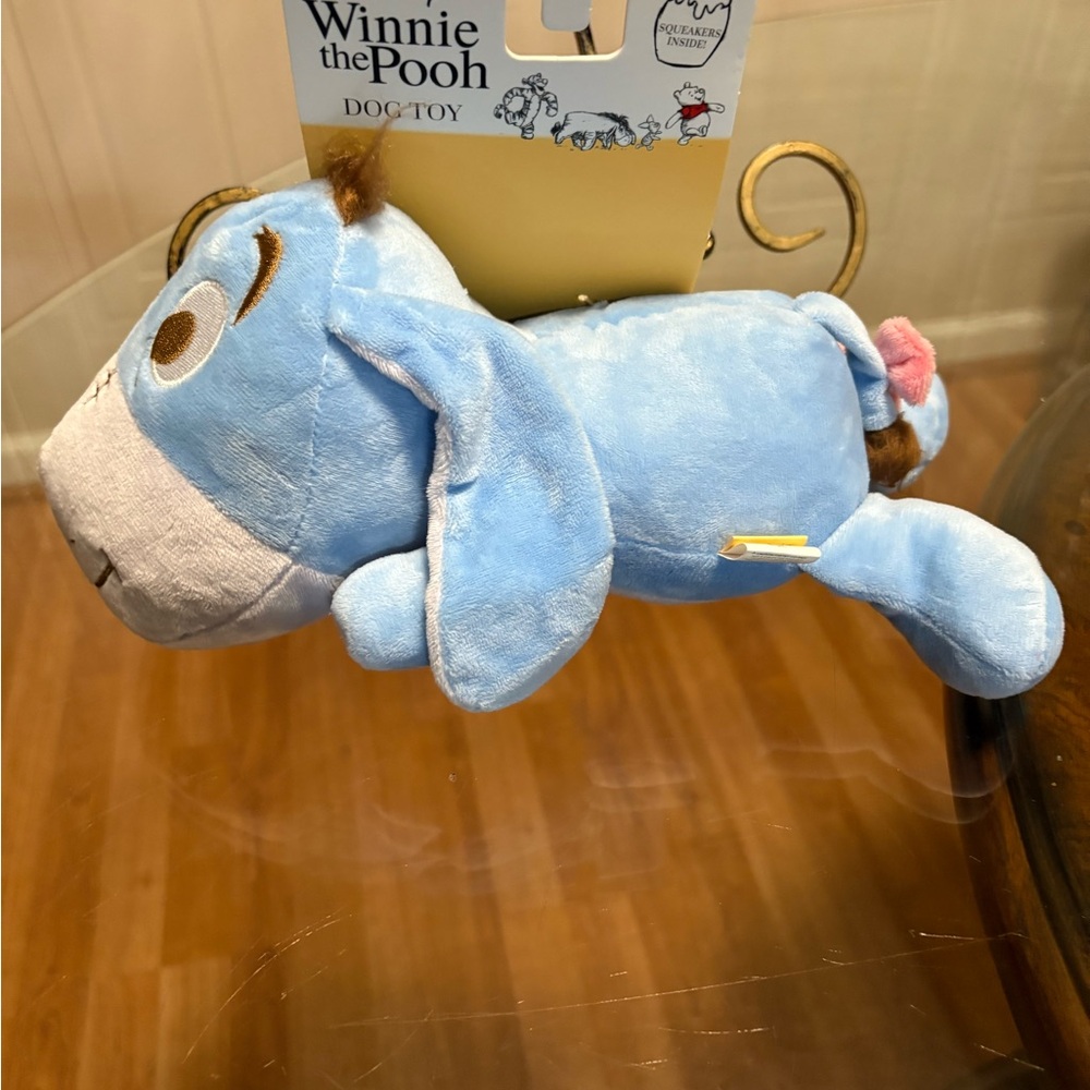 GMASON Disney Winnie The Pooh Igor 11”Dog Squeaker & Crinkle Pet Toy